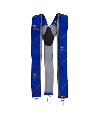 Shop Eagles Wings Men's Blue Kansas Jayhawks Suspenders