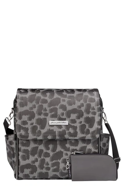 Shop Petunia Pickle Bottom Boxy Backpack Diaper Bag In Shadow Leopard