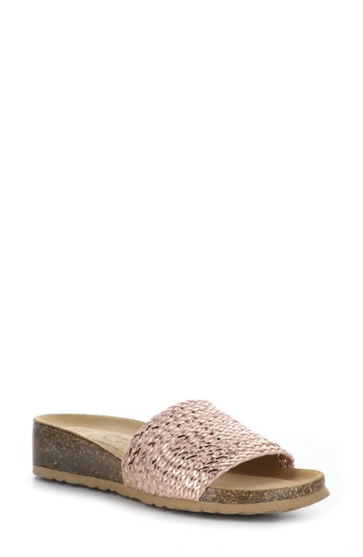 Shop Bos. & Co. Lacie Wedge Sandal In Rose