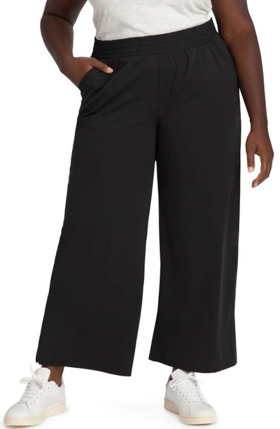 Shop Adyson Parker Wide Leg Pants In Black