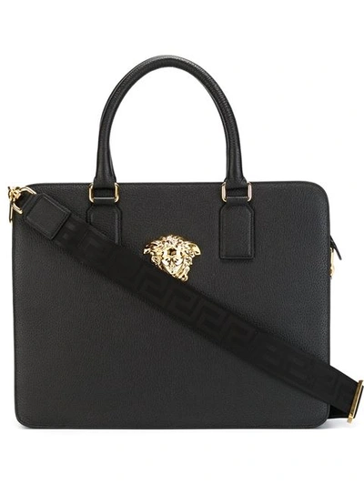 Shop Versace Medusa Laptop Bag