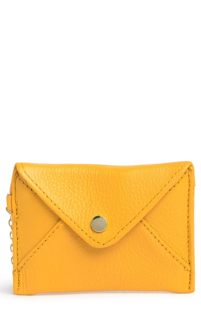 Shop Aimee Kestenberg Ashley Leather Pouch In Golden Root