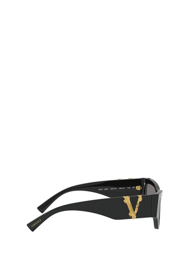 Shop Versace Ve4383 Black Female Sunglasses