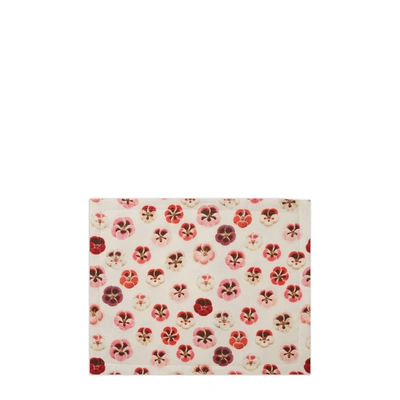 Shop La Doublej Tablemat Set Of 2 (35x45) In Micro Pansy