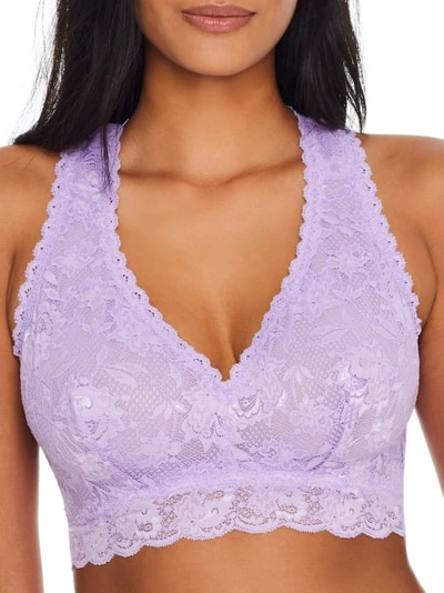 Shop Cosabella Never Say Never Curvy Racie Bralette In Icy Violet