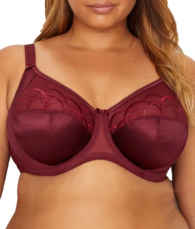Shop Elomi Cate Side Support Bra In Cabernet