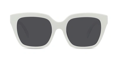 Shop Celine Monochroms Cl 40198f 25a Butterfly Sunglasses In Grey