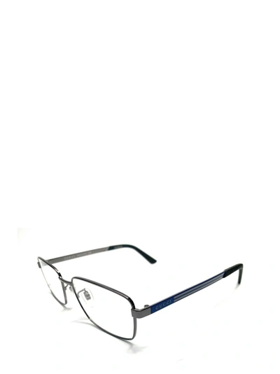 Shop Gucci Eyewear Eyeglasses In Dark Ruthenium
