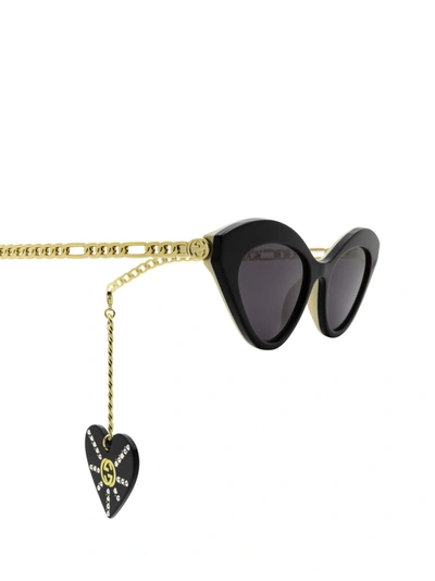 Shop Gucci Eyewear Sunglasses In Black