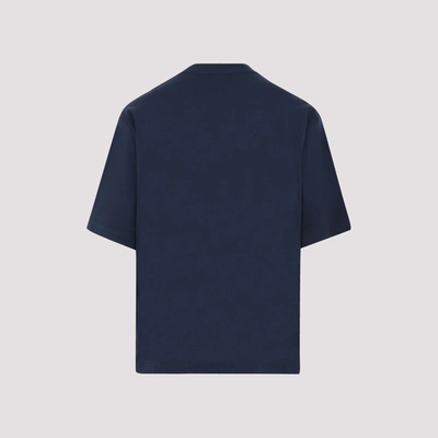 Shop Marni Cotton T-shirt Tshirt In Blue