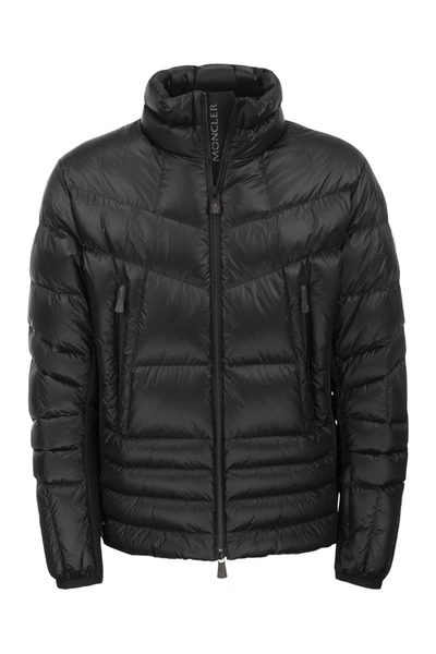 Shop Moncler Grenoble Canmore - Short Down Jacket In Black