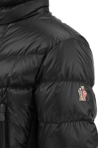 Shop Moncler Grenoble Canmore - Short Down Jacket In Black
