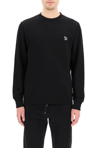 Shop Paul Smith Zebra Logo Sweatshirt In Black