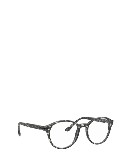Shop Prada Eyewear Eyeglasses In Matte Grey Tortoise