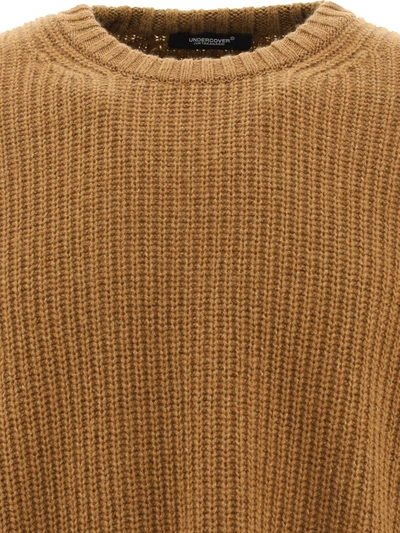 Shop Undercover Ribbed Sweater In Brown