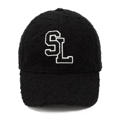 Shop Saint Laurent Baseball Cap Hat In Black