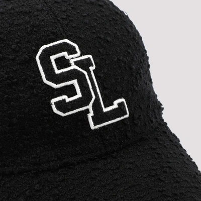 Shop Saint Laurent Baseball Cap Hat In Black