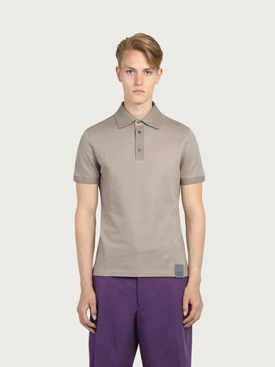 FERRAGAMO SALVATORE FERRAGAMO HERREN KURZÄRMLIGES-POLOHEMD 