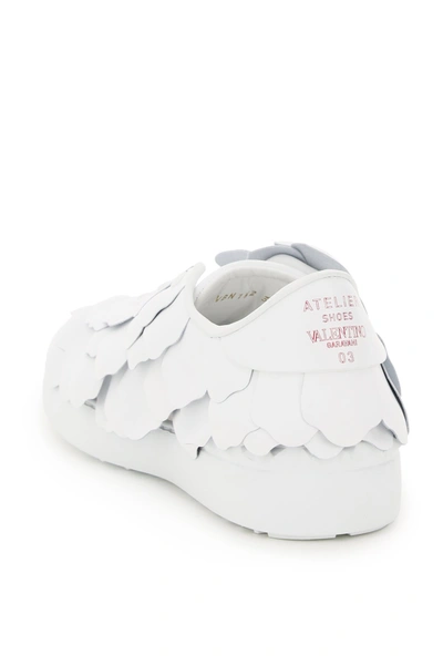 Shop Valentino Garavani Atelier Shoes 03 Rose Edition Sneakers In White