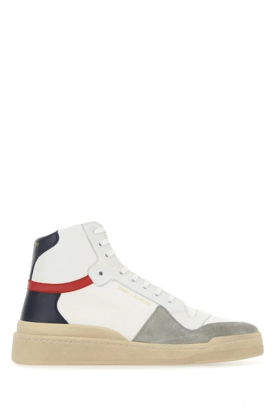 Shop Saint Laurent Multicolor Sl/24 Sneakers Multicoloured  Uomo 41.5