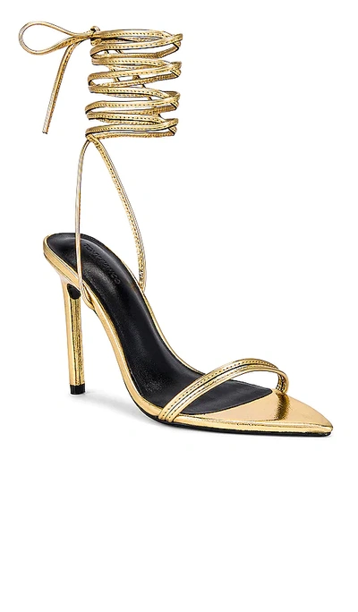 Shop Tony Bianco Millie Sandal In Metallic Gold
