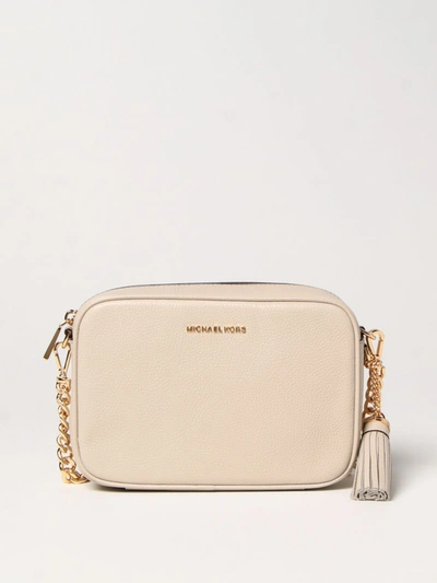 Michael Michael Kors Jet Set Bag In Grained Leather In Sand | ModeSens
