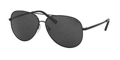 Shop Michael Kors Kendall I Grey Solid Aviator Unisex Sunglasses Mk5016-108287-60 In Black,grey
