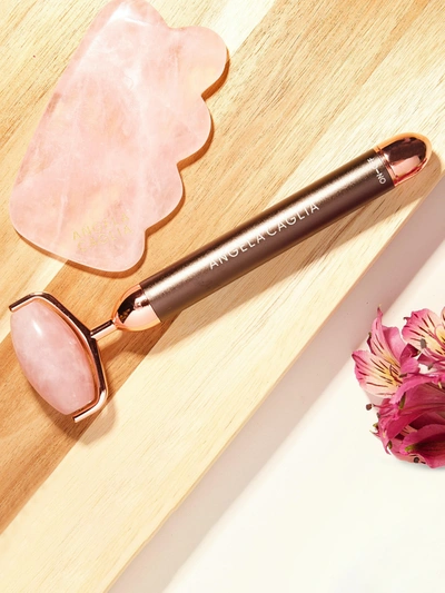 Shop Angela Caglia Sonic Rose Quartz Sculpting Roller