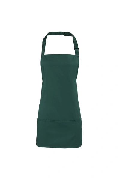 Shop Premier Colours 2-in-1 Apron / Workwear (pack Of 2) (bottle) (one Size) In Green