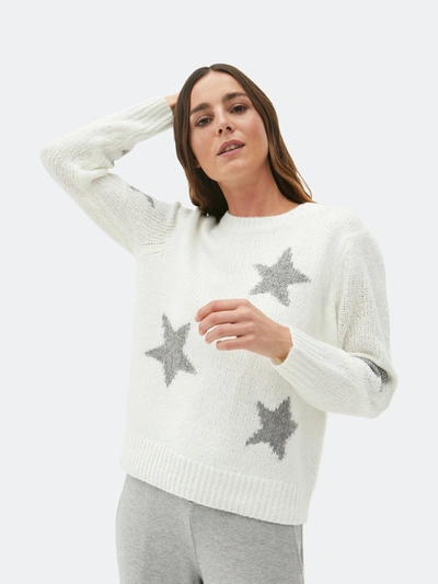 Shop Michael Stars Stelle Star Sweater In White