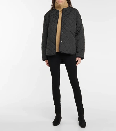 Totême Side Zip Leggings In Black