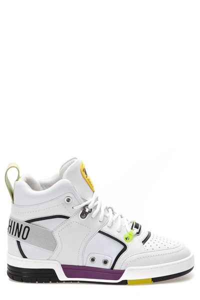 Shop Moschino Streetball High In White