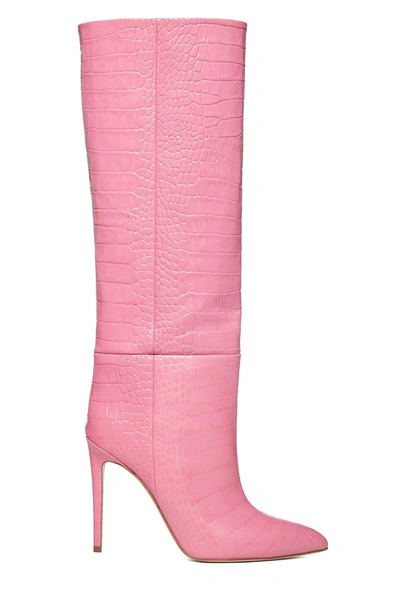 Shop Paris Texas Embossed Knee In Pink