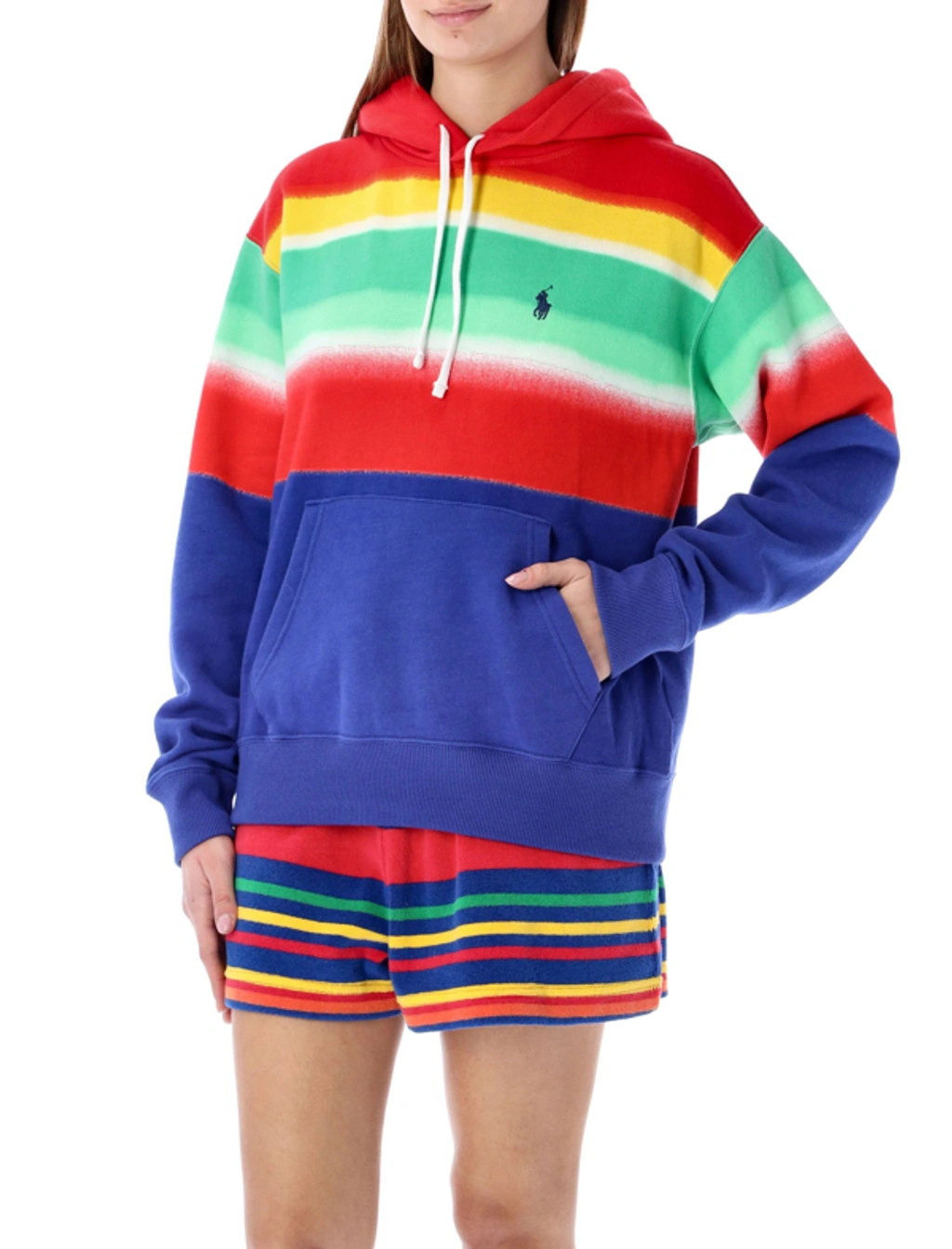 Polo spectra stripe hoodie sale