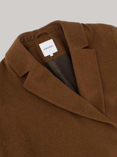 Shop Amendi Ruth Coat In Brown