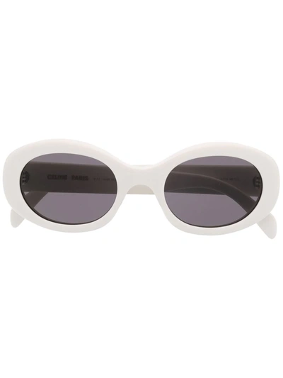 Celine Women's Round Sunglasses, 52mm In White