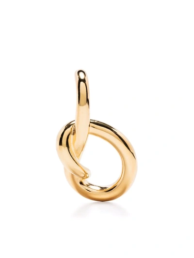 Shop Annelise Michelson Gold Vermeil Sterling Silver Hybridge Solo Earring In 金色