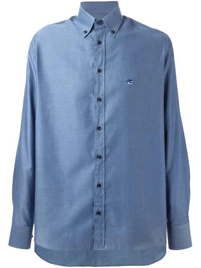 Shop Etro 'andy' Shirt - Blue