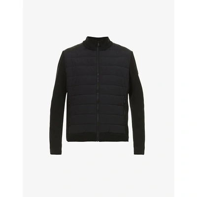 Shop Fusalp Lissandre Padded Shell And Knitted Jacket In Noir