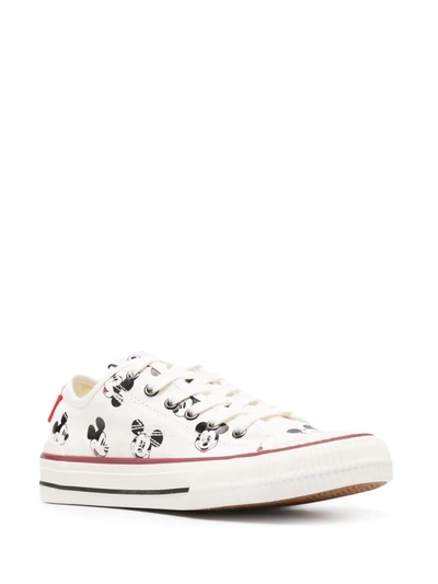 Shop Moa Master Of Arts Moa Concept Mickey Mouse-print Low-top Sneakers In Black