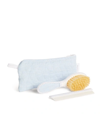 Shop Theophile Patachou Brush And Comb Set In Blue
