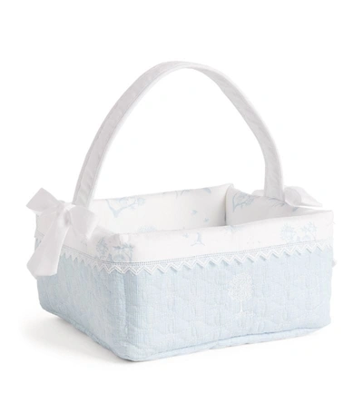 Shop Theophile Patachou Printed Care Basket In Blue