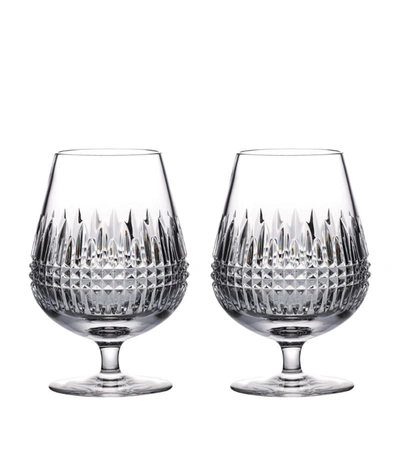 Shop Waterford Set Of 2 Lismore Diamond Brandy Balloon Glasses (510ml) In Clear
