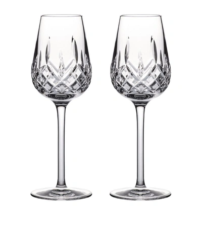 Shop Waterford Set Of 2 Lismore Cognac Glasses (310ml) In Clear