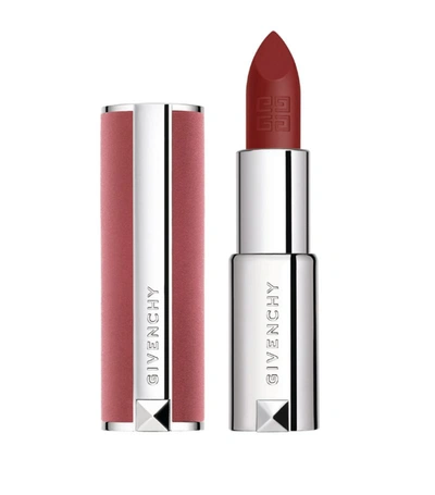 Shop Givenchy Le Rouge Sheer Velvet Refillable Matte Lipstick In Red