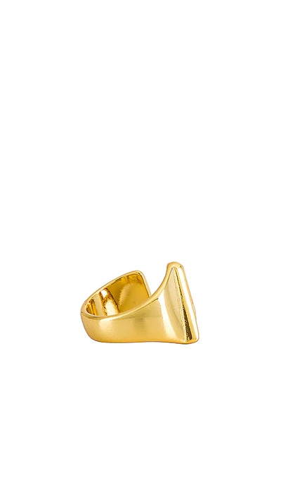 Shop Casa Clara Blaire Ring In Metallic Gold