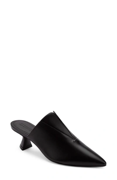 Shop Mercedes Castillo Pointed Toe Mule In Black