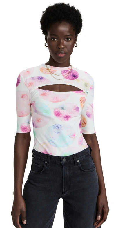 Shop Abacaxi Moon Bubble Keyhole Top