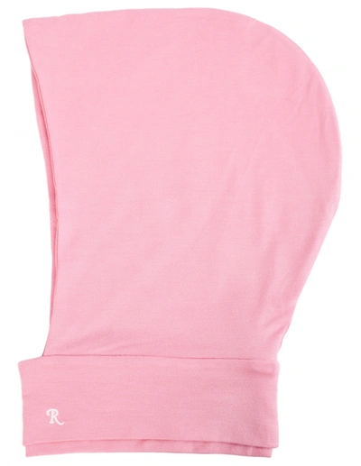 Raf Simons Logo-embroidered Balaclava In Pink