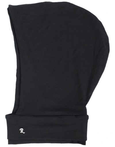 Shop Raf Simons Logo-embroidered Balaclava In Black